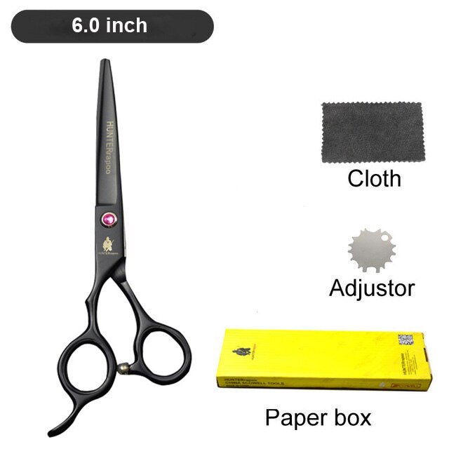 30% off HT9142 Stainless Steel Barber Scissors For Haircut Left Handed Thinning Shears 6 inch Hair Cutting Scissors Set: cutting scissor