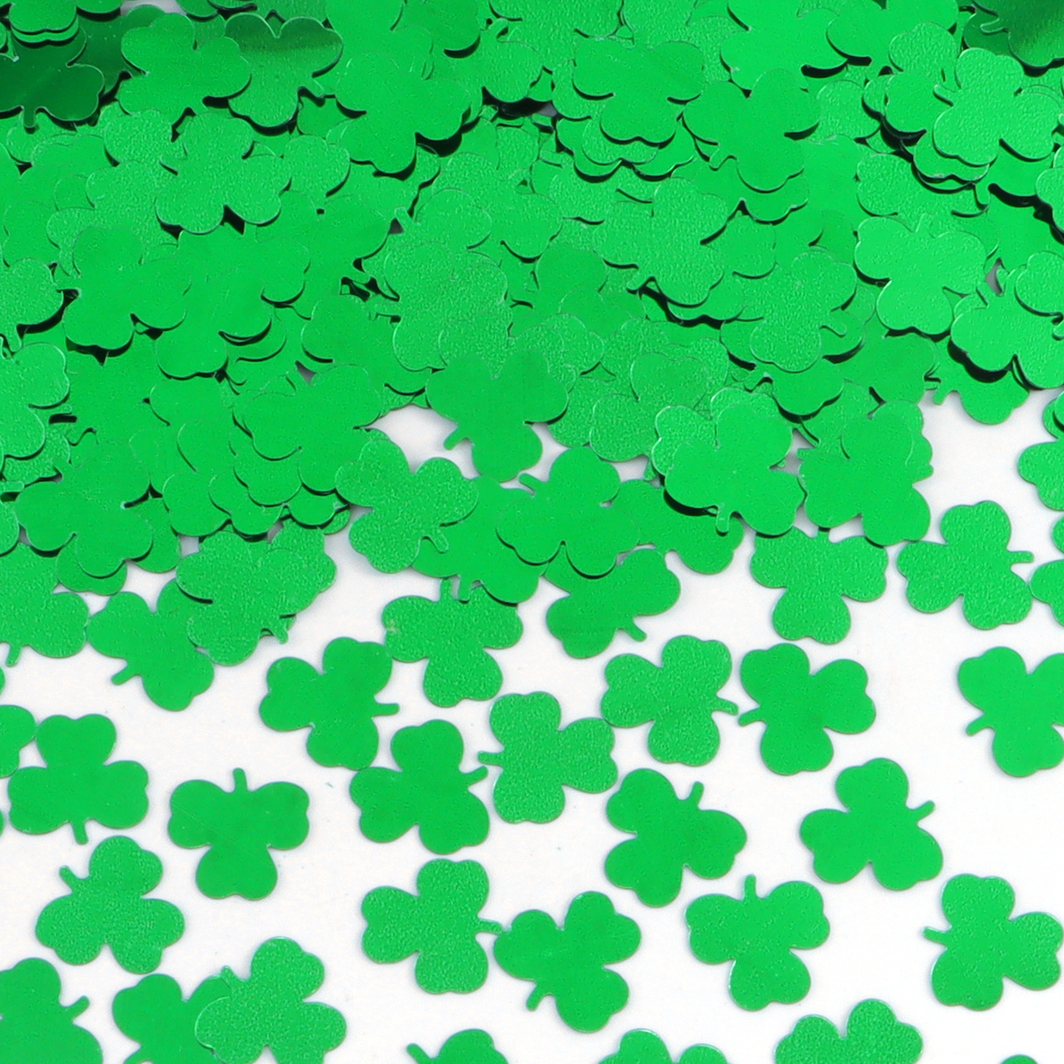 15g/30g St Patricks Day Table Decoration Sequins PVC Green Shamrock Confetti for Irish Festival Party Home Decoration: M / Fluorescence Yellow