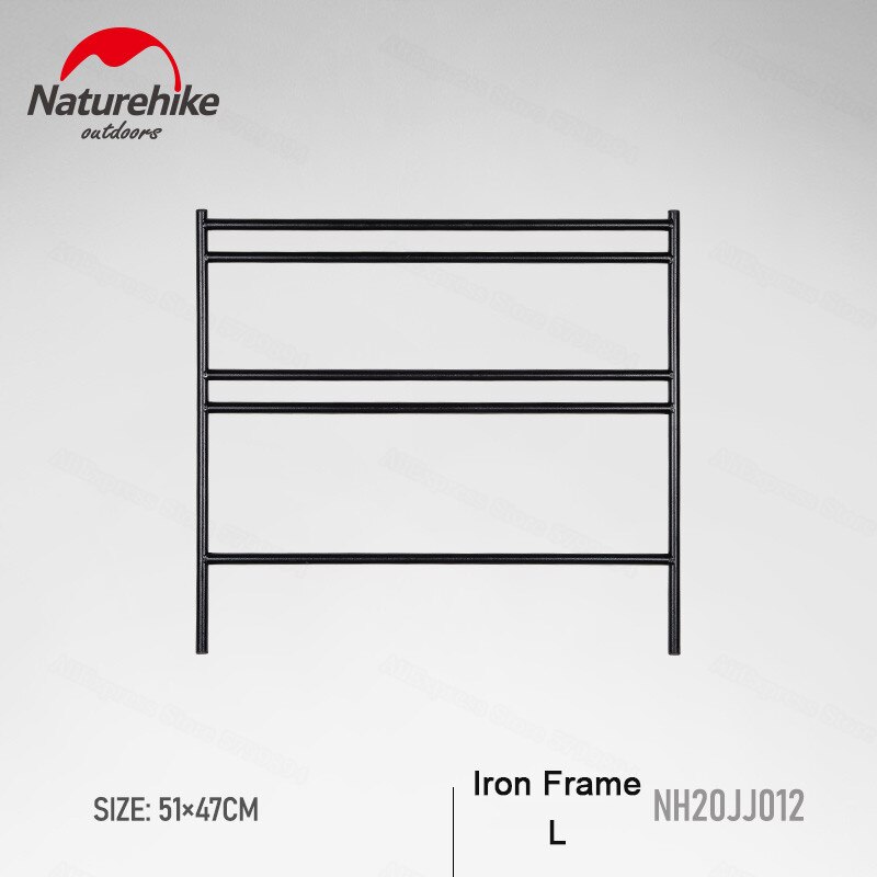 Naturehike Splicing Table Portable Free Combination Multifunction Camping Table Stable Support Outdoor Travel Picnic Equipment: 1pcs L Rack