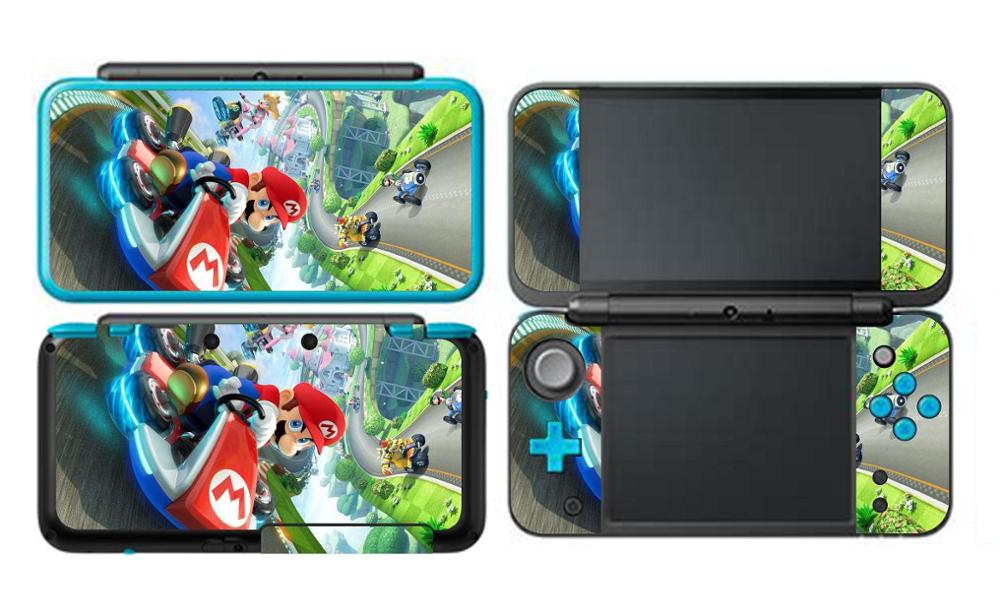 SUPER MARI0 Protector de vinilo de piel para Nintendo 2DS XL LL pegatinas de pieles: 403