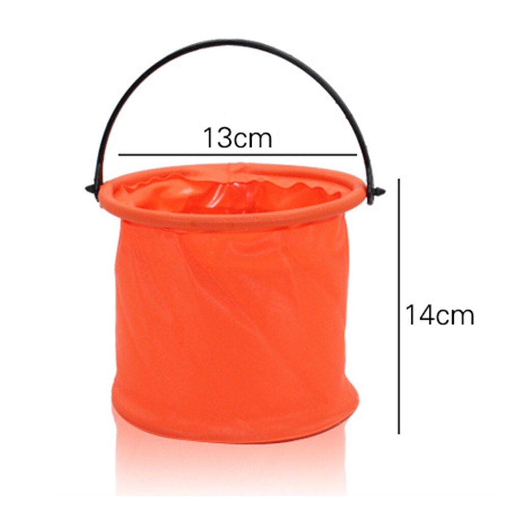 Portable Ergonomic Tools Folding Bucket Supplies Kitchen Outdoor Camping With Compartment Bathroom Travel Fishing Camping