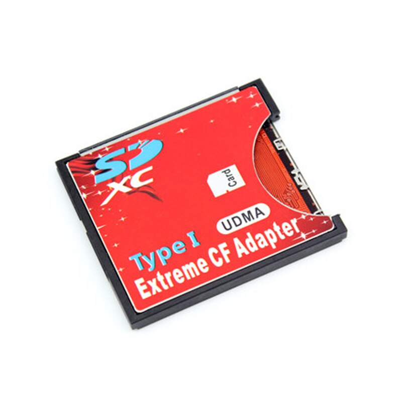 E. lixz SDHC SDXC CF Type I Compact Flash Geheugenkaart Adapter Reader Voor Wifi Sd 8M ~ 256GB Geheugenkaart