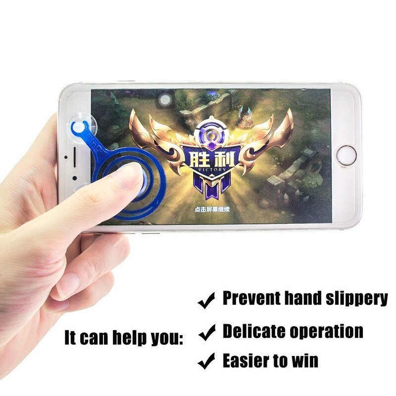 2 stks Nul Elke Touch Screen Apparaat Mobiele Telefoon Tablet Game Controller Joystick