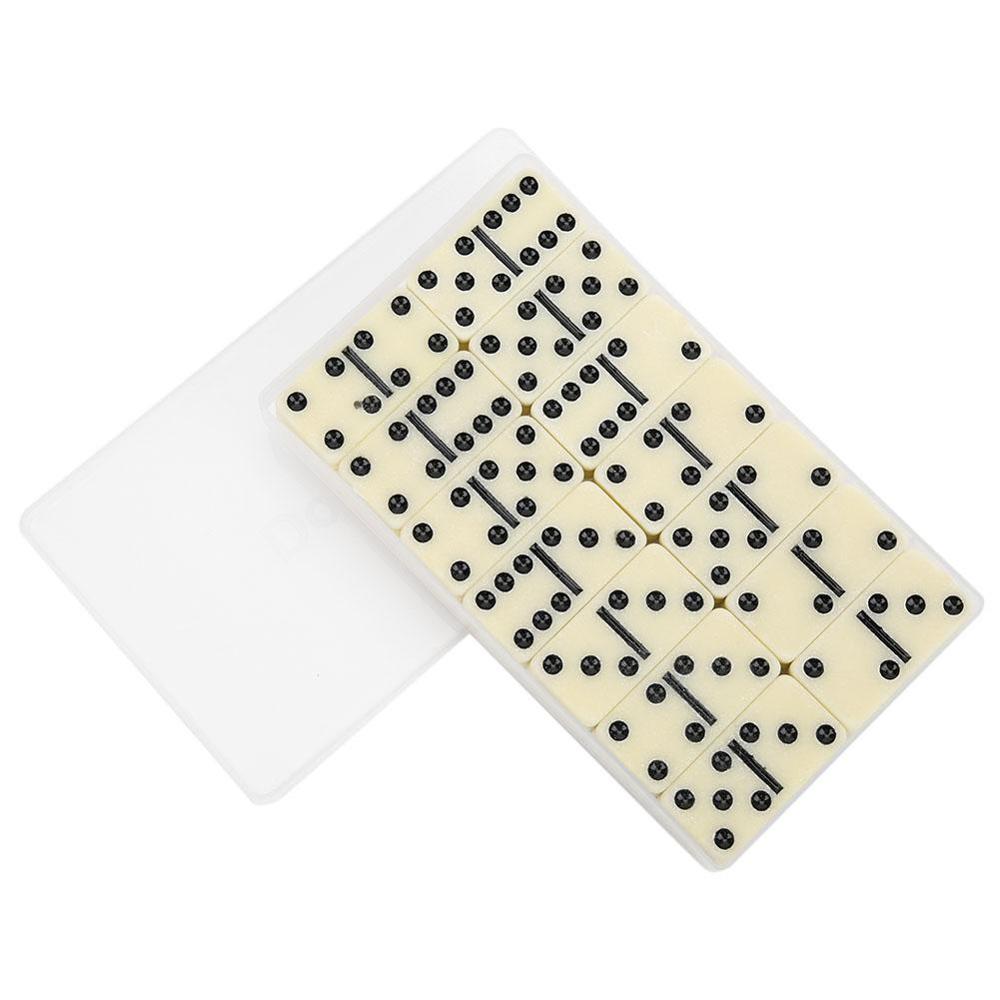 28 teile/satz Domino Brettspiel Spielzeug Set Reise Lustige Tisch Spiel Domino Blöcke Kits Frühen Pädagogisches Spielzeug Kinder dominosteine