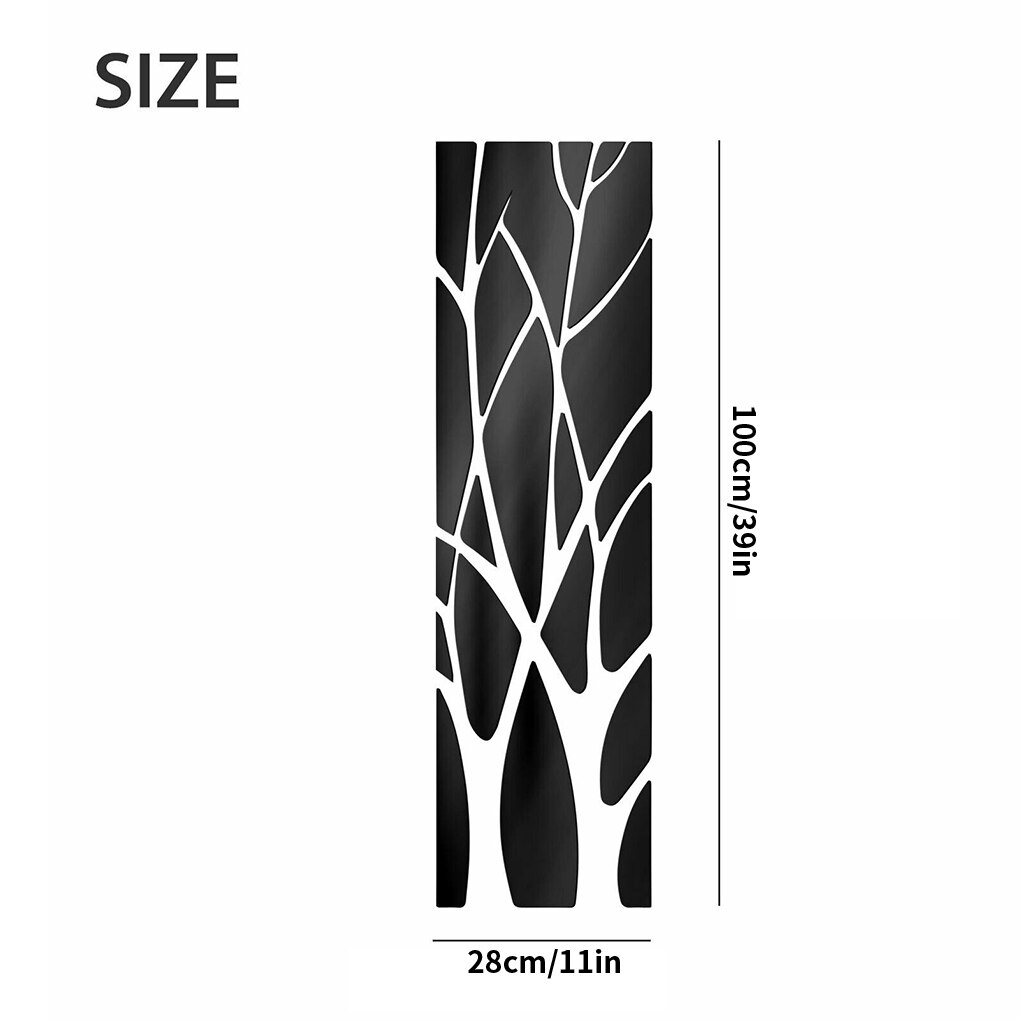 1pc Modern Tree Wall Sticker Living Room Mirror Finish Acrylic Art Wall Decal Home Decor Removable Decoration Sticker