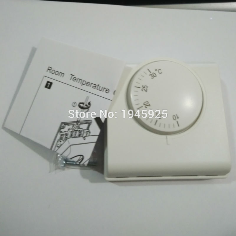 NTL-2000A 220V AC Mechanical Room Thermostat Floor Heating Temperature Controller With Internal Gas Filled Sylphon