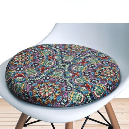 Geheugen katoen ronde pad rotan stoel ronde kruk ronde antislip kussen verdikking persoonlijkheid balkon mat venster pad: A