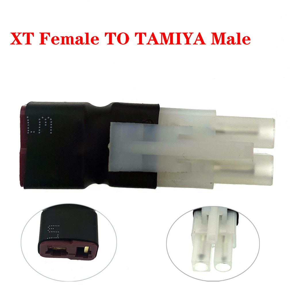 Tamiya L6.2 Adapter Mannelijk Vrouwelijk Naar Xt60/Xt Plug Batterij Conversie Connector Accessoires Onderdelen Voor Rc Vliegtuigauto 'S Helikopter: Zilver