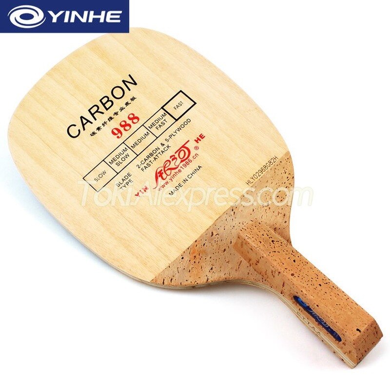 Yinhe 988 Carbon (Js Snelle Aanval) tafeltennis Blade Japanse Penhold Js Originele Yinhe Racket Ping Pong Bat/Paddle