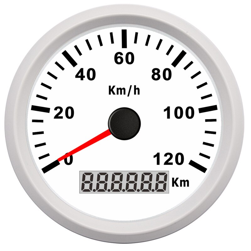 85 Mm Superieure Digitale Snelheidsmeter Gps Speed Gauge Kilometerstand 200KMH 120KMH Voor Atv Utv Motorfiets Marine Boot: WW 120KMH