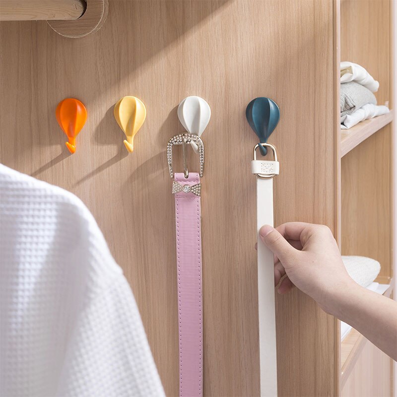 Accroche-clé porte-serviettes ballon à Air | 8 pièces, ensemble crochet fort pour clés lunettes articles divers, porte-cintre crochet de rangement mural pour la cuisine et la salle de bain