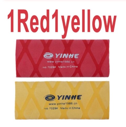 2 unids/lote YINHE GALAXY supergrip termoretráctil para raqueta de tenis de mesa, mango de cinta, raqueta de Ping Pong, banda para el sudor: YH 1red1yellow