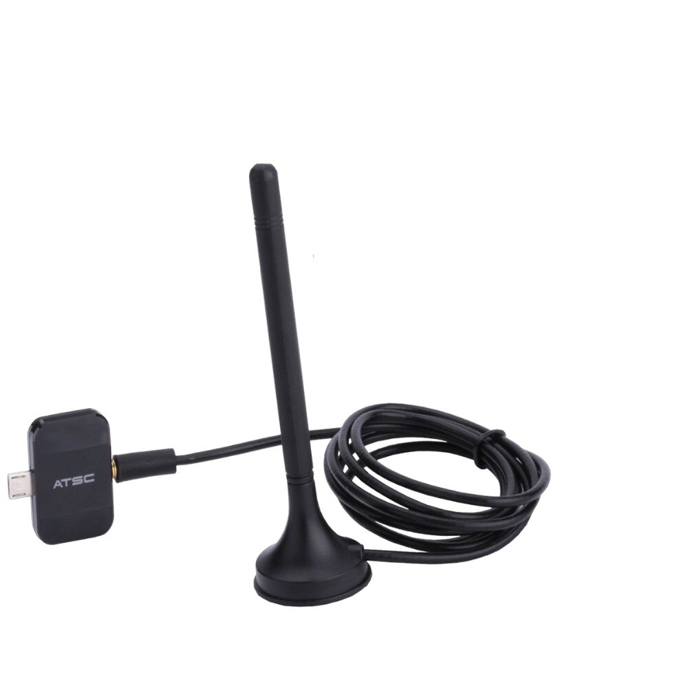 Digital Analog Micro USB OTG Terrestrial ATSC TV Tuner Receiver Watch OTA Live Channel TV On Android Phone / Pad Tablet App