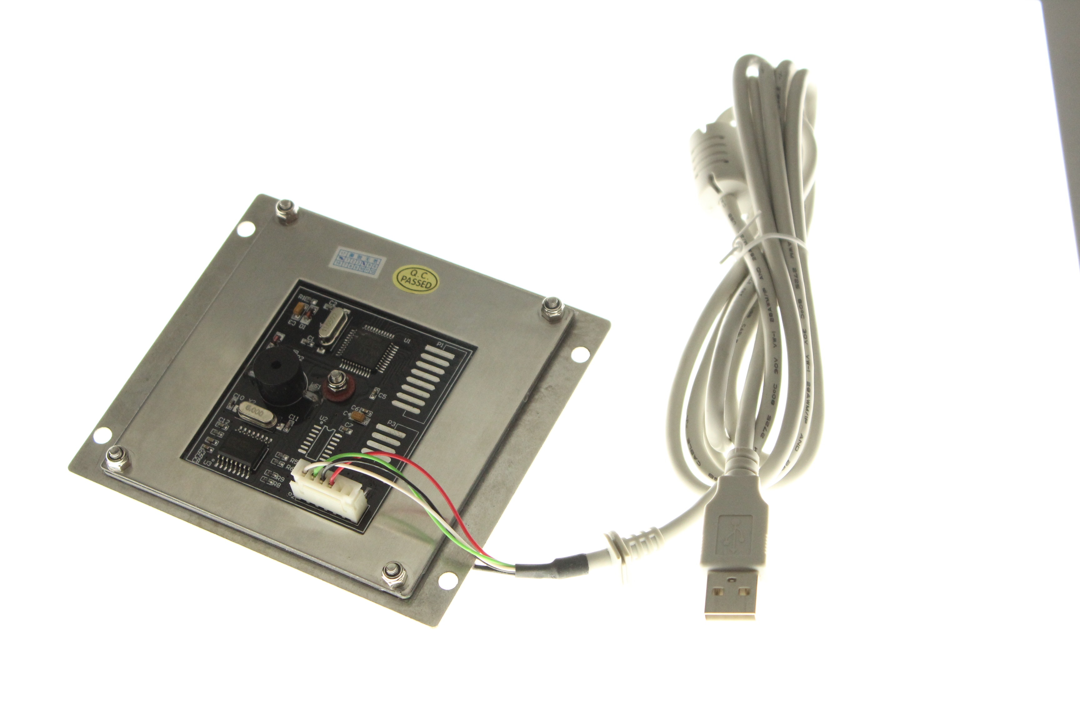 Metal Keypad Vandal Proof Rugged Panel Mount Stainless Steel Keyboard For Kiosk USB Industrial Numeric Keypad With 16 Keys 4*4