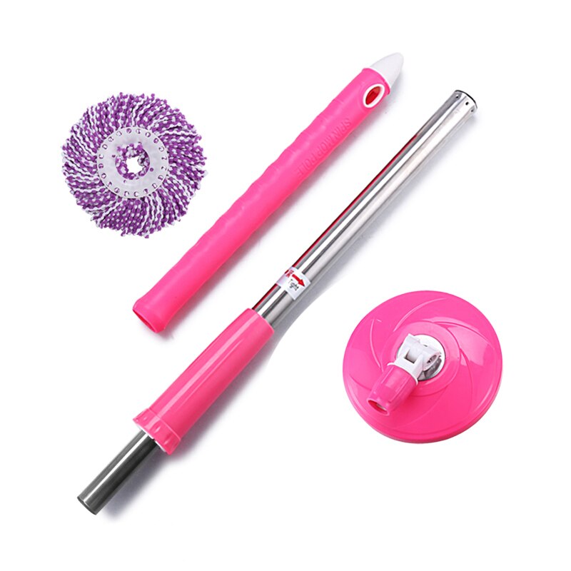 Fregona Limpieza Household Cleaning Tools 360 Graden Roterende Spin Mop Spinning Magic Mops: Roze