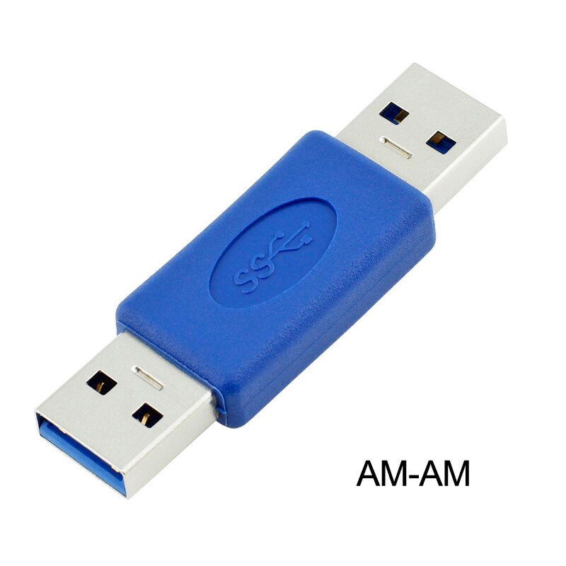 Conector USB hembra o hembra adaptador USB para Cable de datos convertidor USB AM-AF- AF AM-BM AF-Micro B USB extensión de la cabeza