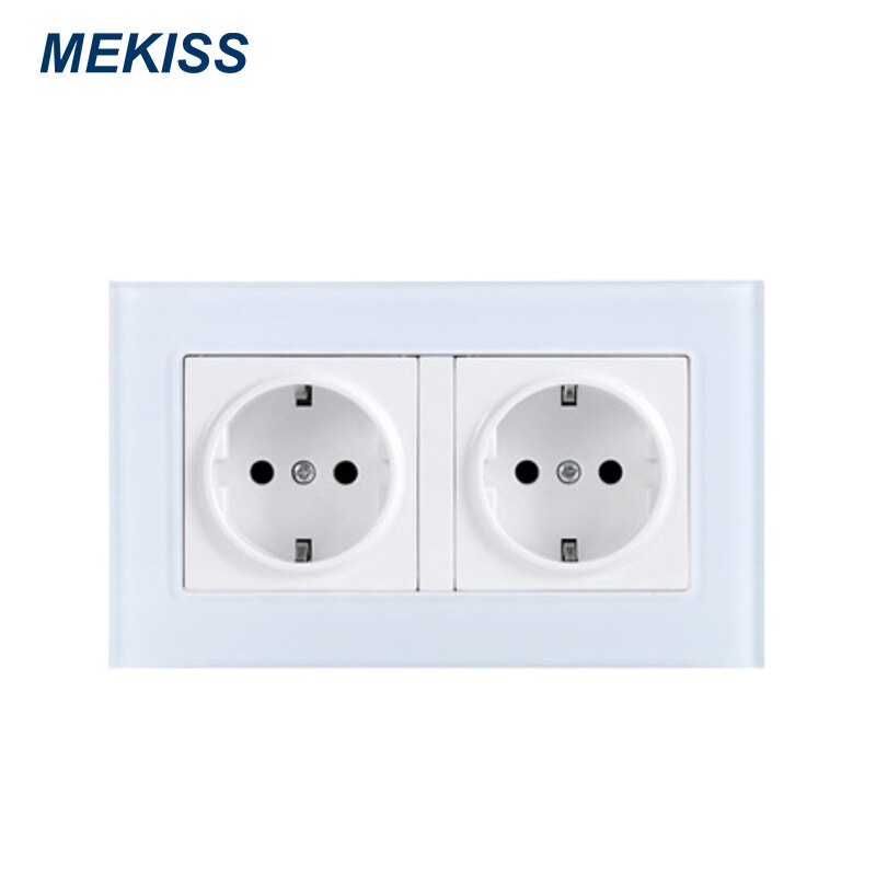 Mekiss Stopcontact Eu Standaard AC110V-250V 16A 2-Positie Socket