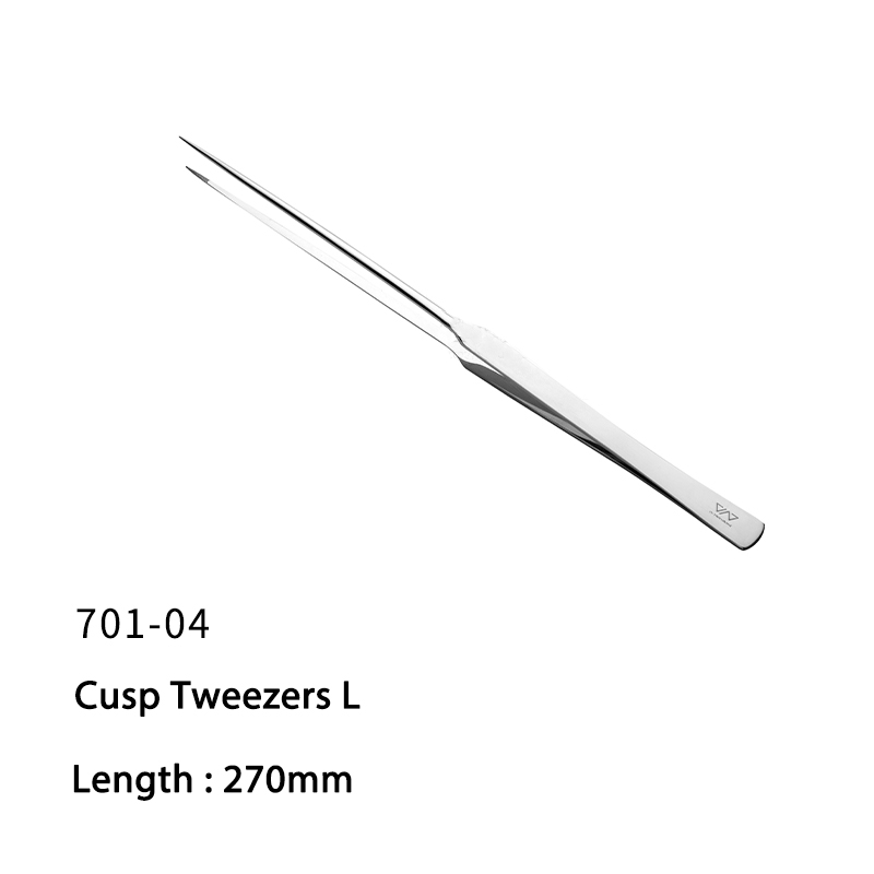 VIV-tijeras para plantas acuáticas de acero inoxidable, pinzas, herramienta de limpieza, ADA: Gris claro