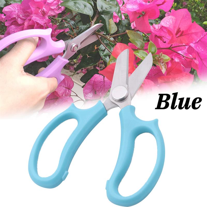 Garden Flower tools Tree Pruning Stainless Steel Tools for Fruit Trees, Flowers and Branches Home Pruning Shears Garden Scissors: Blue
