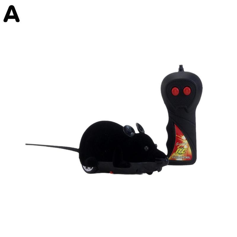 Divertente telecomando giocattolo per gatti floccato Mouse senza fili novità movimento meccanico ratto forniture per animali domestici 6 il modello può scegliere