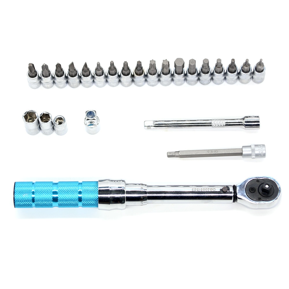 1/4 INCH Torque Wrench A Set of Keys for Bicycle Repair Tools Kit Ratchet Machanical Torque Spanner Torque Ratchet Wrench