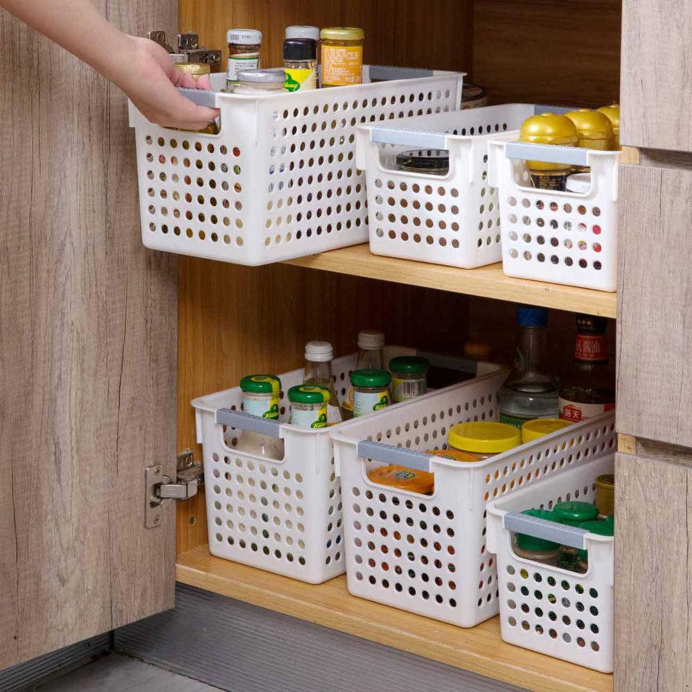Dusj badekar kurv bærbar oppbevaringskurv makeup arrangør snacks leketøy kurv boks koffert kjøkken arrangør baderomstilbehør