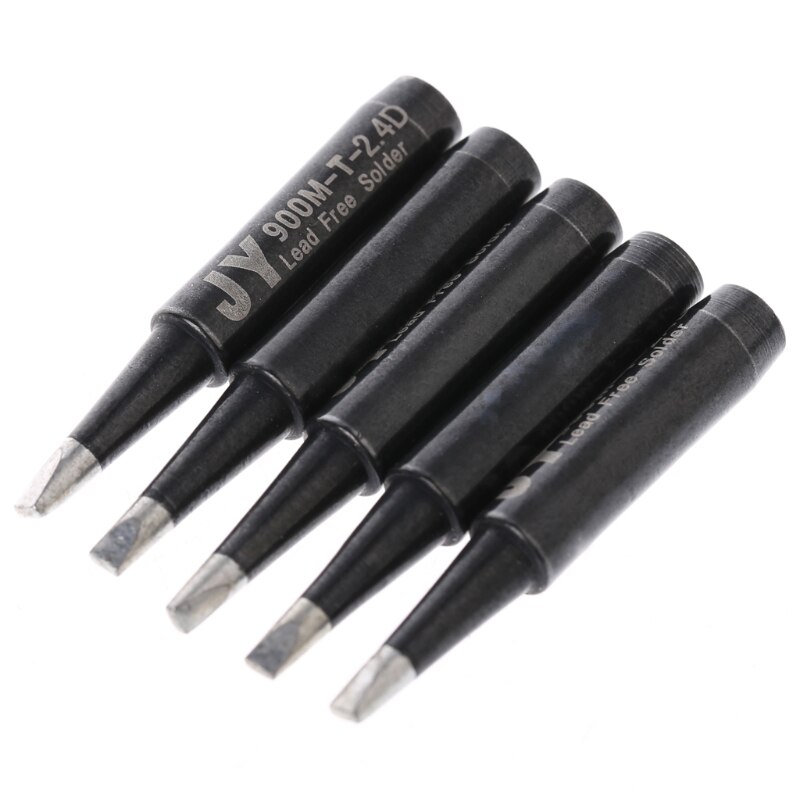 5 Pcs Solder Soldering Iron Tip 900M-T-SI Lead Free For Hakko Saike 936 852d+ 909D