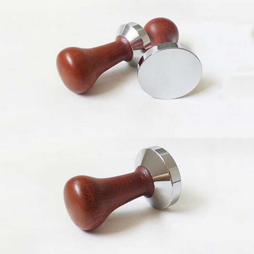 Coffee Bean Espresso Tamper Press Tool Latte Cappuccino Kitchen Brew Maker Tools