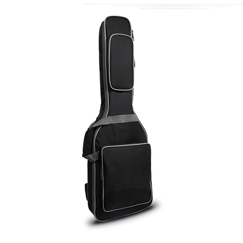 Duurzaam Zwart Gewatteerde Full Size 41 Inch Gitaar Tas Carry Case-Beschermende Waterdichte Cover Voor Elektrische Gitaren