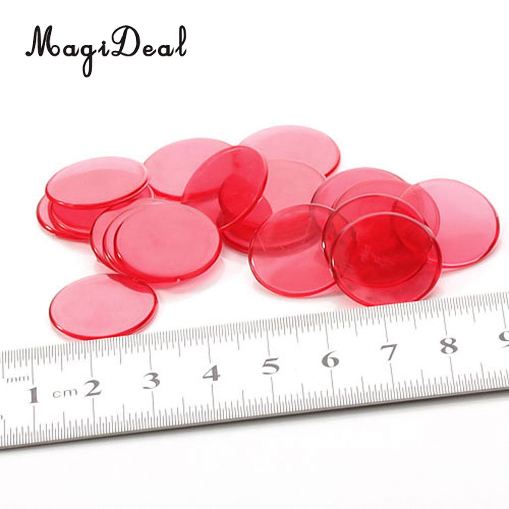 Magideal top 100 stk pro count bingo poker chips markører til klasseværelset karneval bingo spil kort 3cm 6 farver