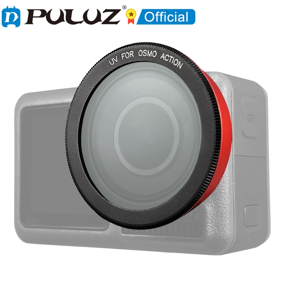 Lens Filter Uv Filter Beschermende Glas Waterdicht Accessoire Voor Dji Osmo Action Sport Camera Zwart Camera Len Filters