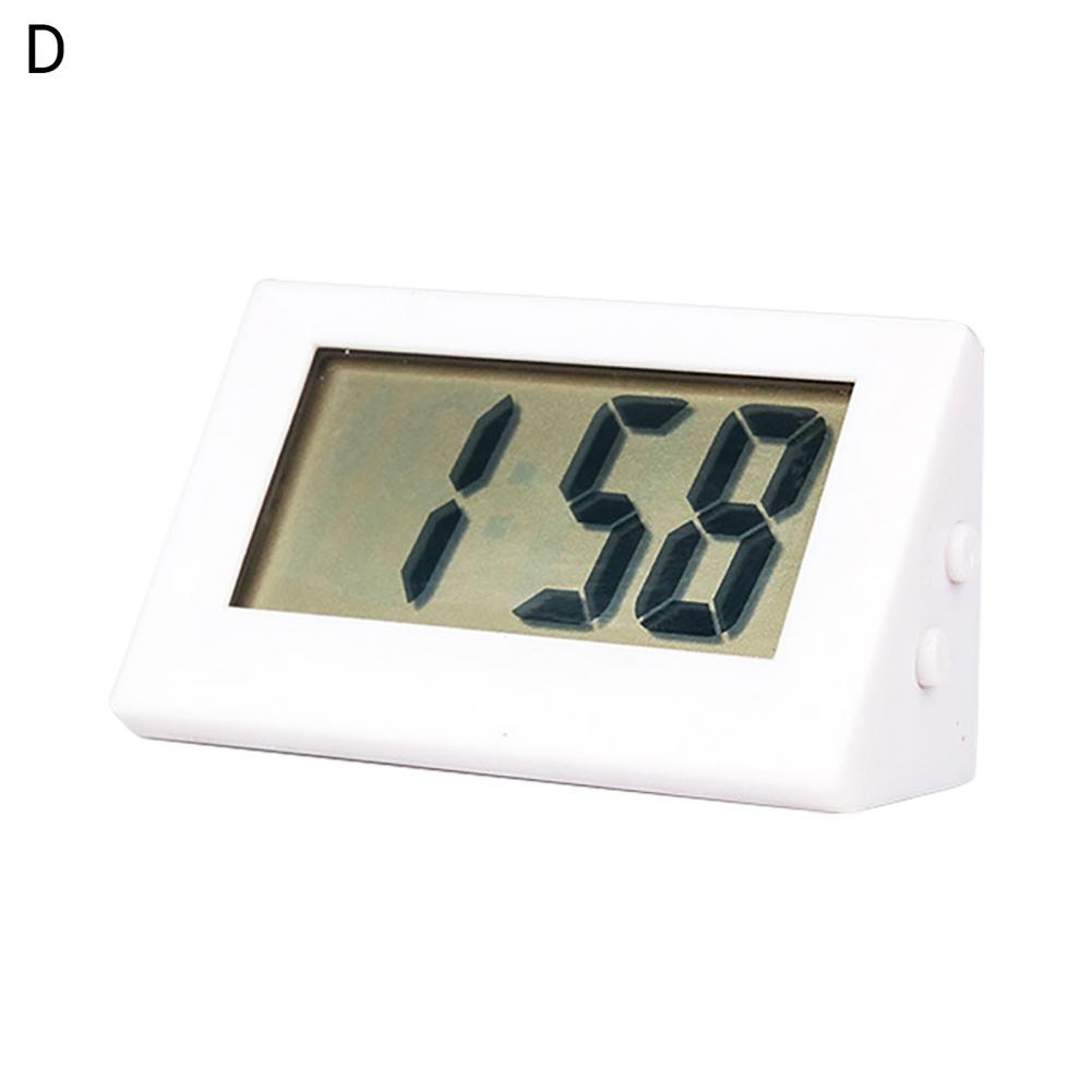 Exquisite Mini Electronic Digital Clock Portable Desk Electronic Clock Fine Workmanship for Car:  D