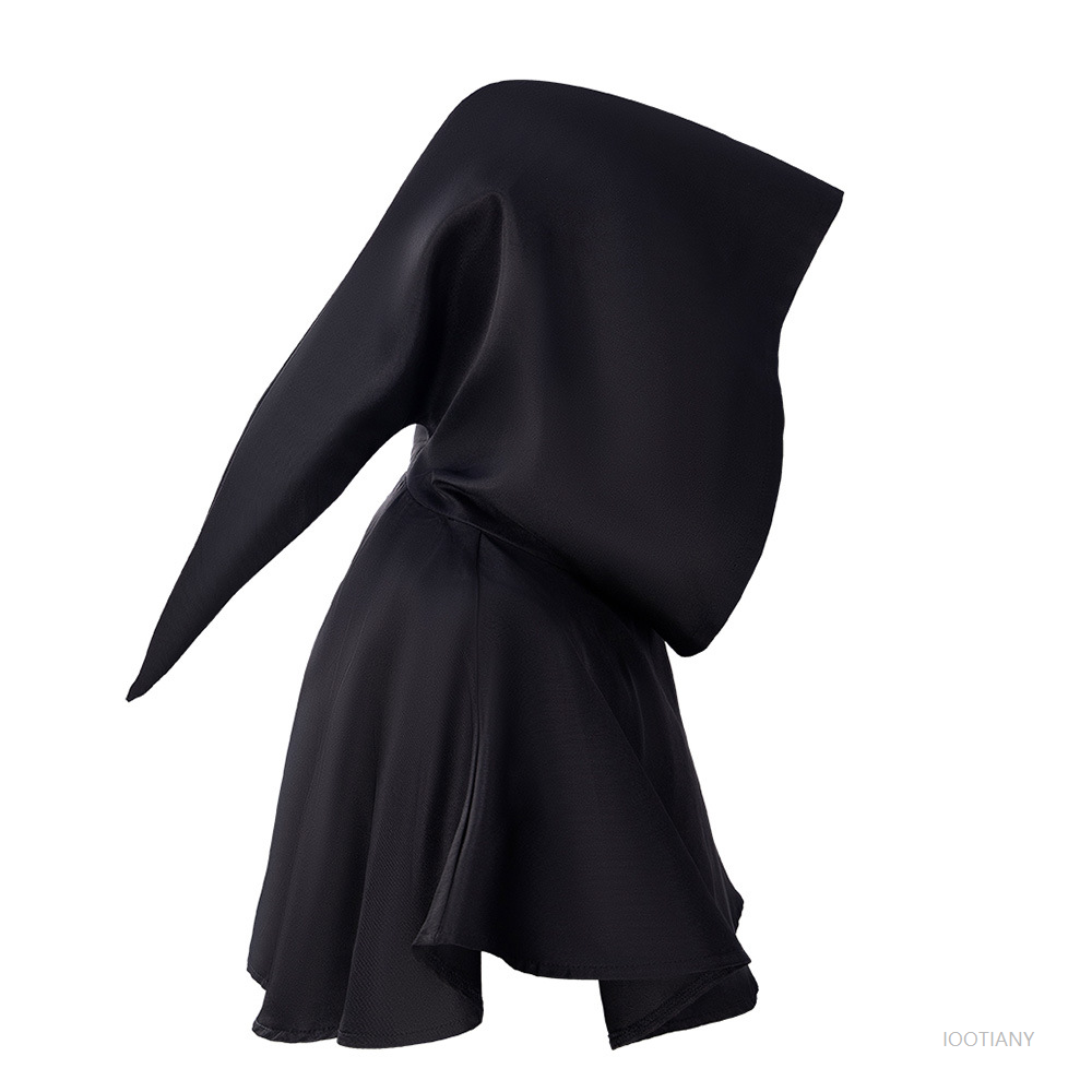 Halloween cloak, death, wizard, priest, monk, short cloak, medieval, retro, for men and women, festival, role-playing, long pointed hat, hooded cloak