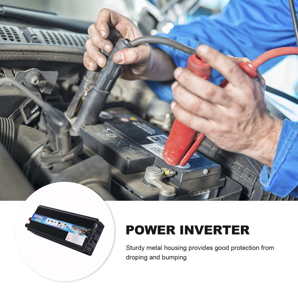 2000W Car 24V DC to 220V AC Converter Car Power Supply