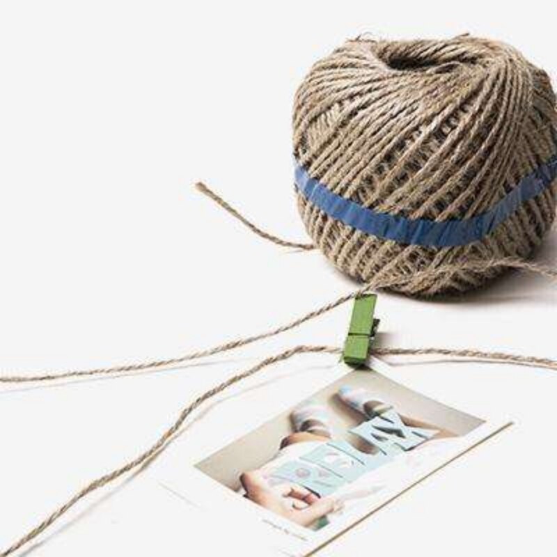 Corde De Jute Naturelle 100m - Chanvre Rustique Pour Décoration, Mariage, Jardinage Et DIY
