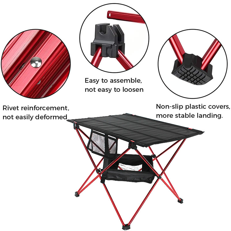 Faltbare Falten Camping Wandern Schreibtisch Reisen Picknick Tisch Kleine Terrasse Schreibtisch Aluminium Legierung Tragbare Tisch Ich bin Freien