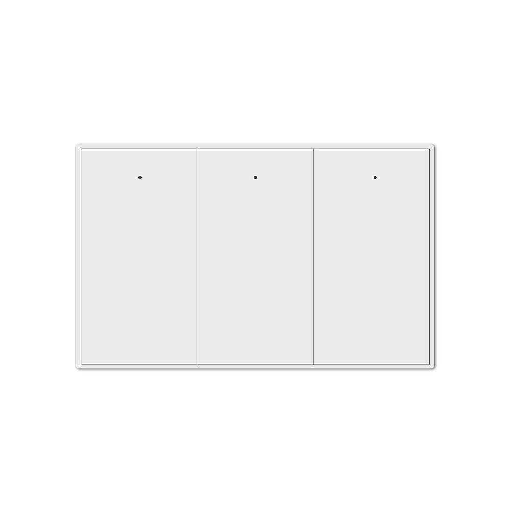 Zemismart Zigbee US AU interrupteur d'éclairage mural pas neutre 1 2 3 Gangs interrupteur noir fonctionne avec Tuya Alexa Google Home Voice: Bleu