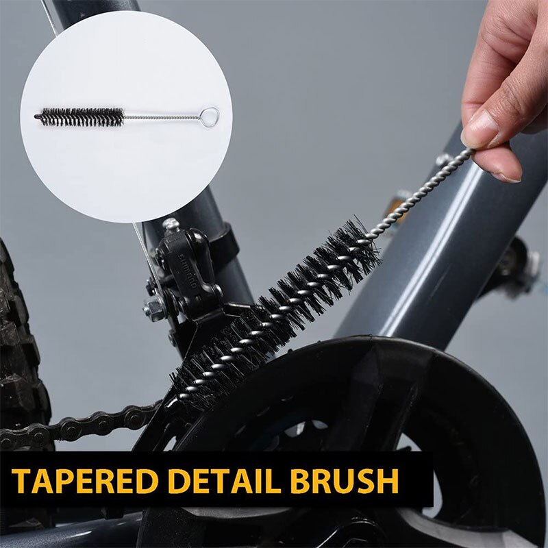 CYLION Chain Cleaner Bicycle Scrubber Brushes Mountain Bike Wash Tool Set Cycling Cleaning Kit Bike Bicycle Accessories