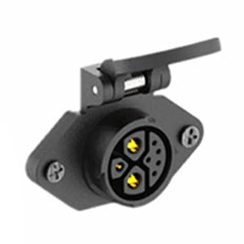 IP67 50A 2 + 1 + 5 Cable de puerto de carga de motocicleta eléctrica M23 Cable conector de batería de litio para bicicleta eléctrica enchufe macho hembra de 8 pines: Multicolor