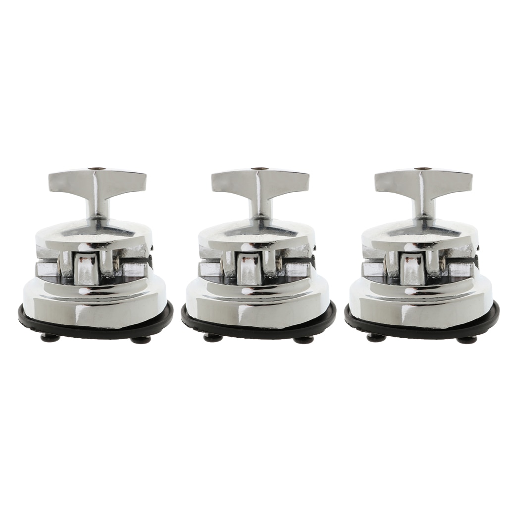 3 Stuks Drum Bodem Houder Bodemplaat Rack Klem Tom Drum Mount Beugel Voor Drum Set Kit