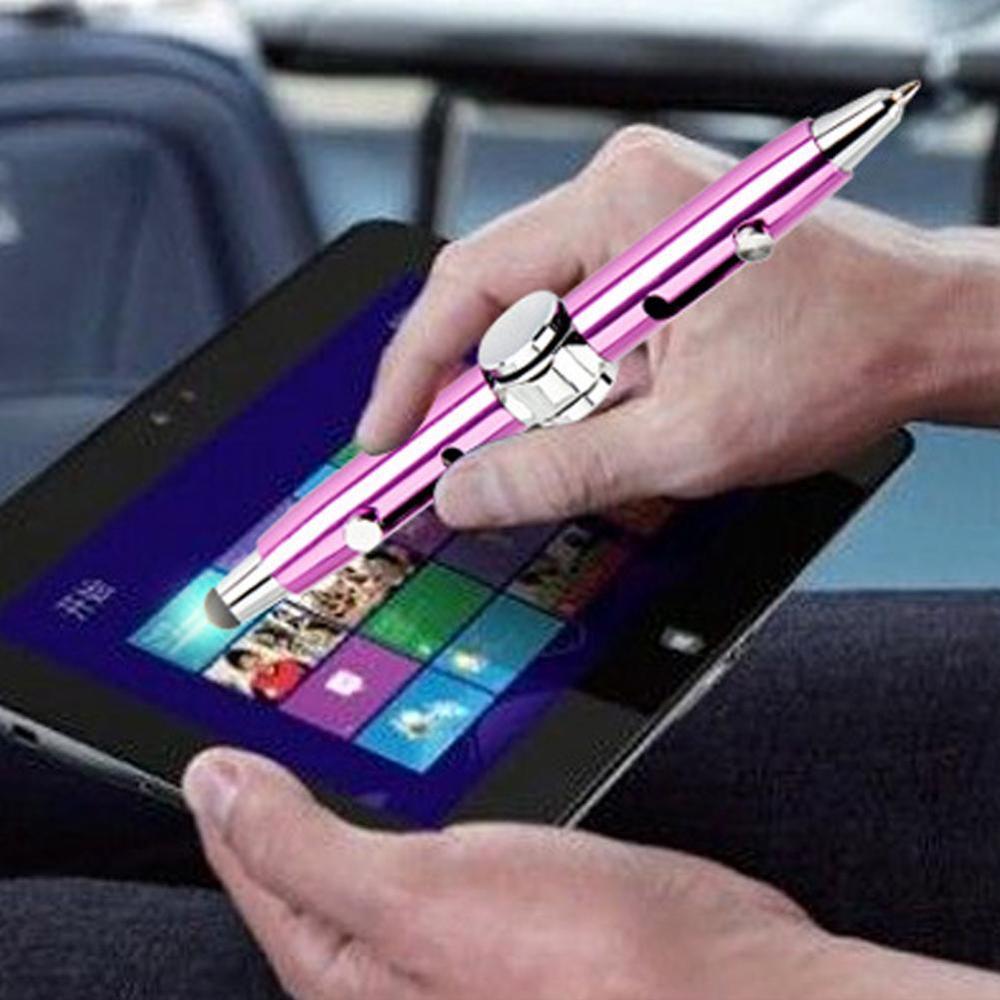 Kugelschreiber 3 in 1 Multi-Funktionale Hand Gyroskop Schreiben Stift Neue Metall Stifte Stift Liefert betonen Stift Kapazitiven reli L2O7