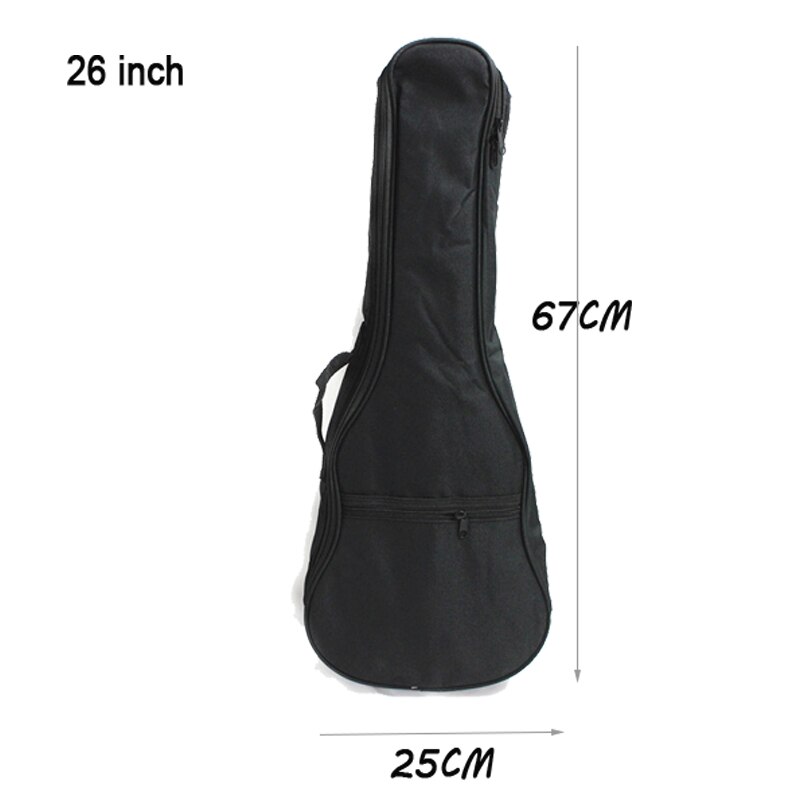 Ukelele Zak 21/23/26 Inch Draagbare Waterdichte Muziekinstrument Enkele Schoudertas Sopraan Ukelele Tas Gitaar carry Case: 01