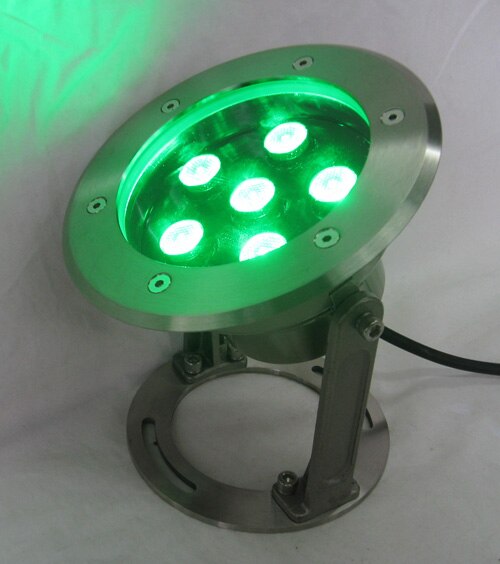 IP68,18W RGB LED projector light,LED outdoor spotlight,underwater led spotlight,stainless steel, 24V DC,DS-10-27-18W-RGB