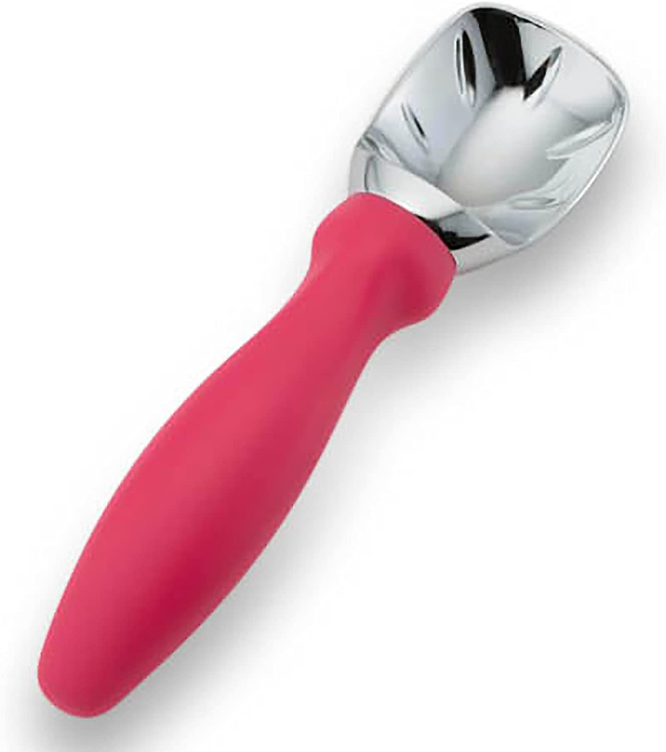 Ice Cream Scoop Kitchen Gelato Scoop Ice Cream Containers Small Antifreeze Ice Cream Spade Cookie Scoops Ice Cream Ball Maker: Rose Red