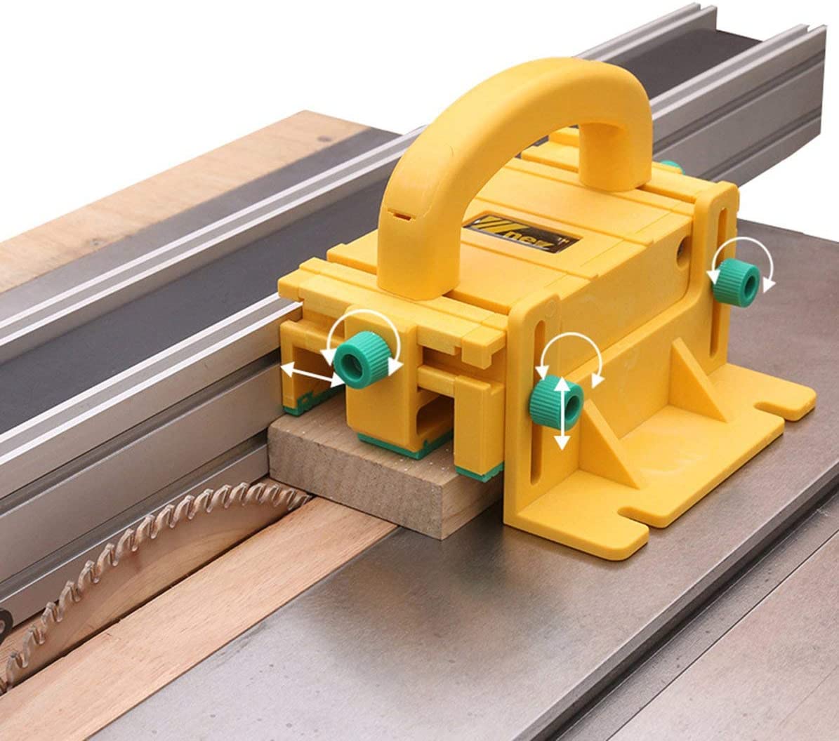 Poignée de poussée de sécurité 3D pour scies de Table, accessoires, système de clôture, traîneau pour Touter, outils de Protection pour le travail du bois