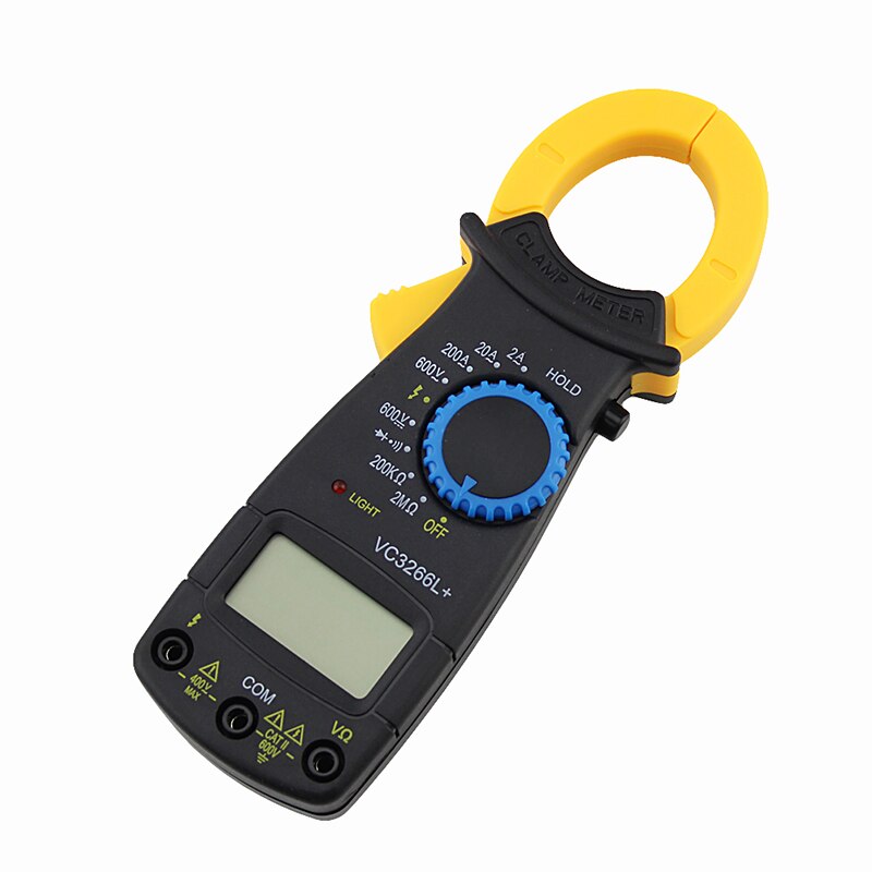 Digital Clamp Multimeter AC DC Current Voltage Amp Ohm Resistance Clamp Meter Electronic Multimeter Overload Protection