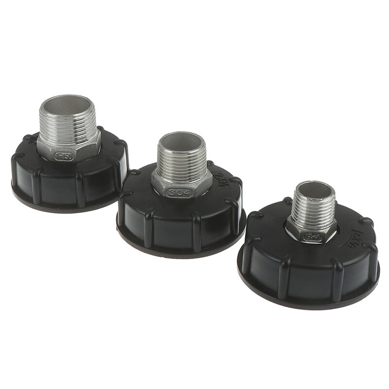 1/2 inch 3/4 inch 1 inch Thread IBC Tank Adapter Tap Connector Replacement Valve Fitting For Home Garden Water Connectors