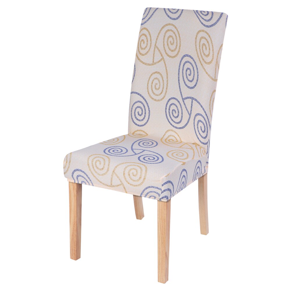 1pc- delige stoelhoes met elastische, vuilafstotende en afneembare bekleding voor dinerstoelen, bruiloften en andere evenementen.