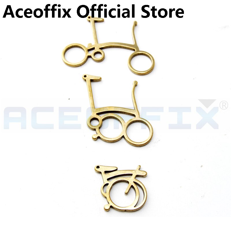 Aceoffix brompton koppar rostfri nyckelring