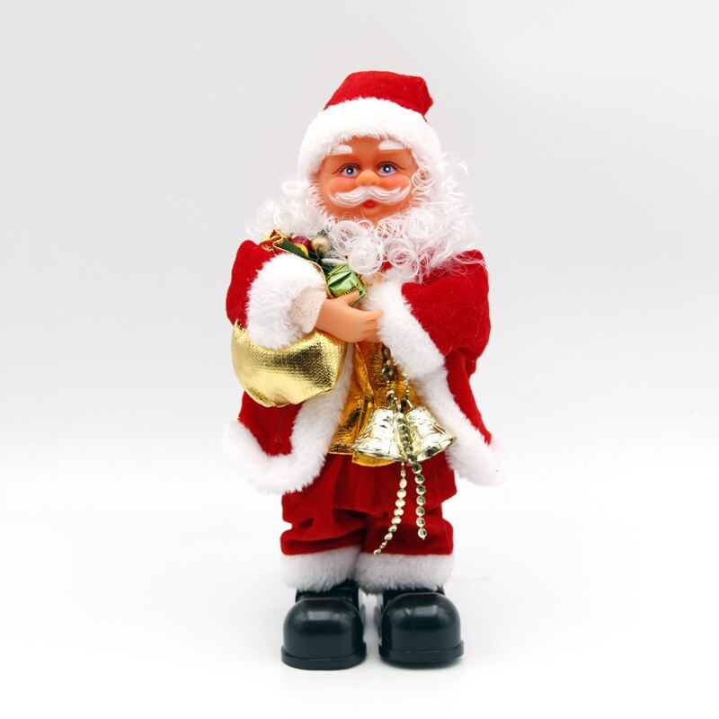 noël électrique Vintage animé Saxophone danse musique père noël poupée décorations de noël pour la maison enfants